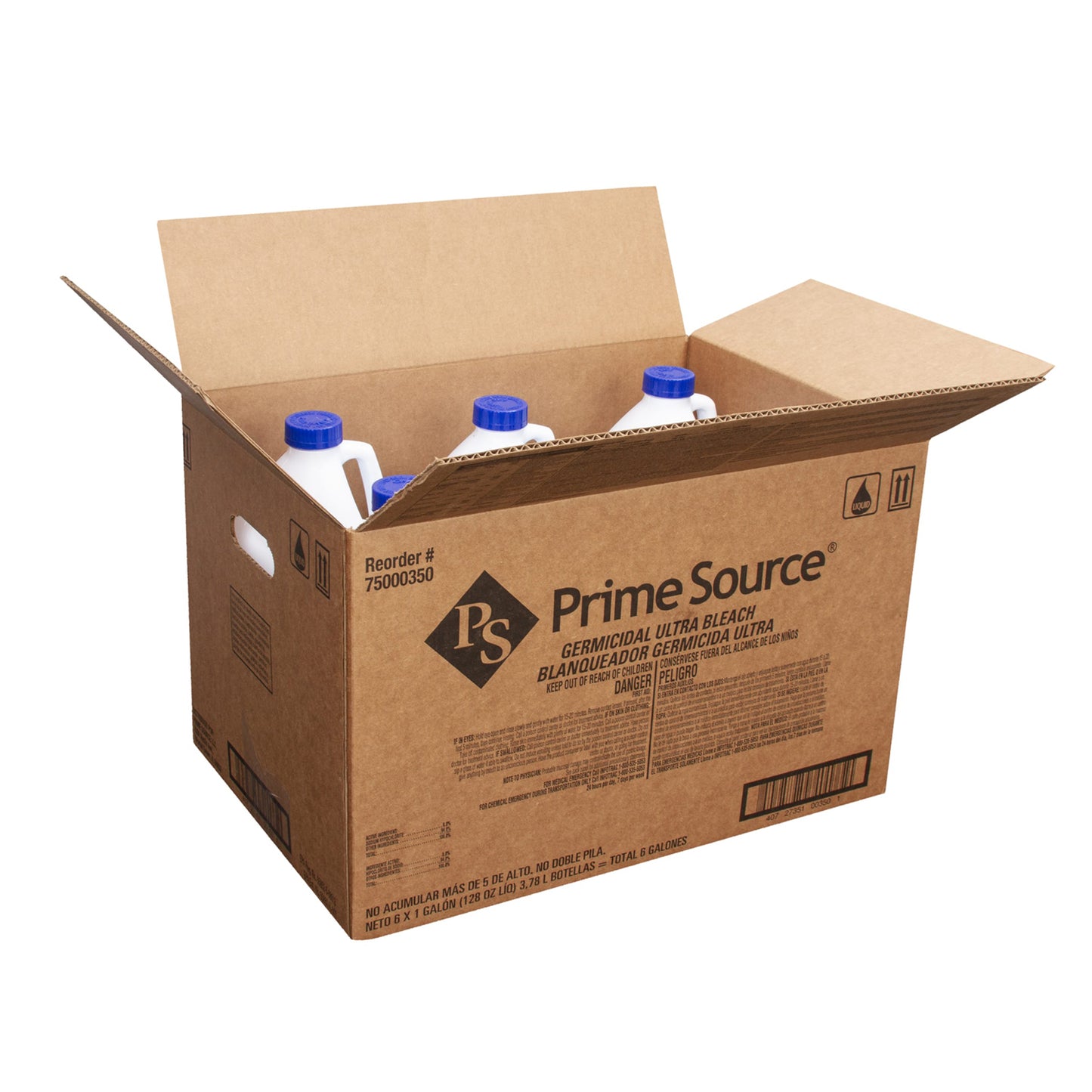 128oz Prime Source Ultra Germacidial Bleach, 6/cs