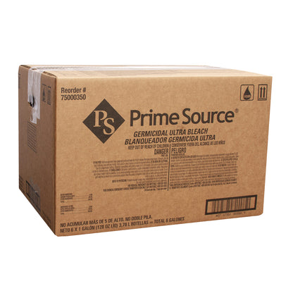 128oz Prime Source Ultra Germacidial Bleach, 6/cs