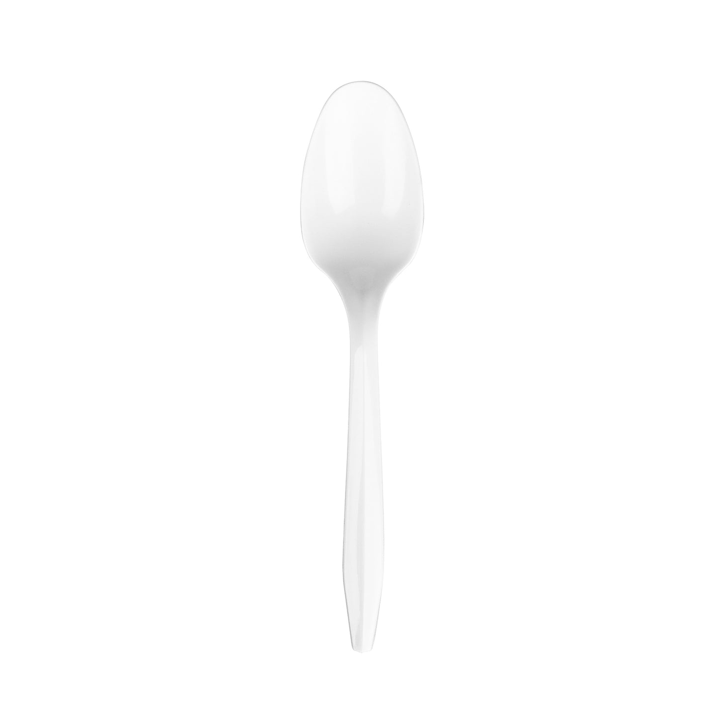Mediumweight Prime Source Polypropylene Teaspoon, White, 1000/cs