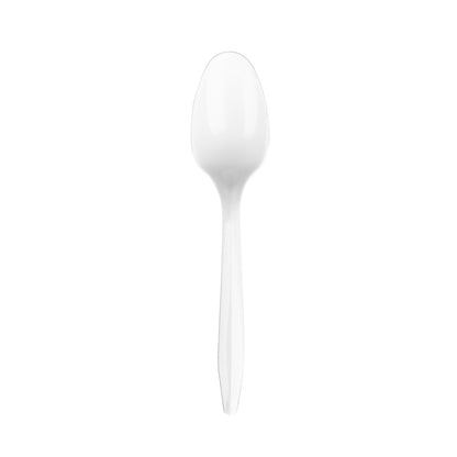 Mediumweight Prime Source Polypropylene Teaspoon, White, 1000/cs