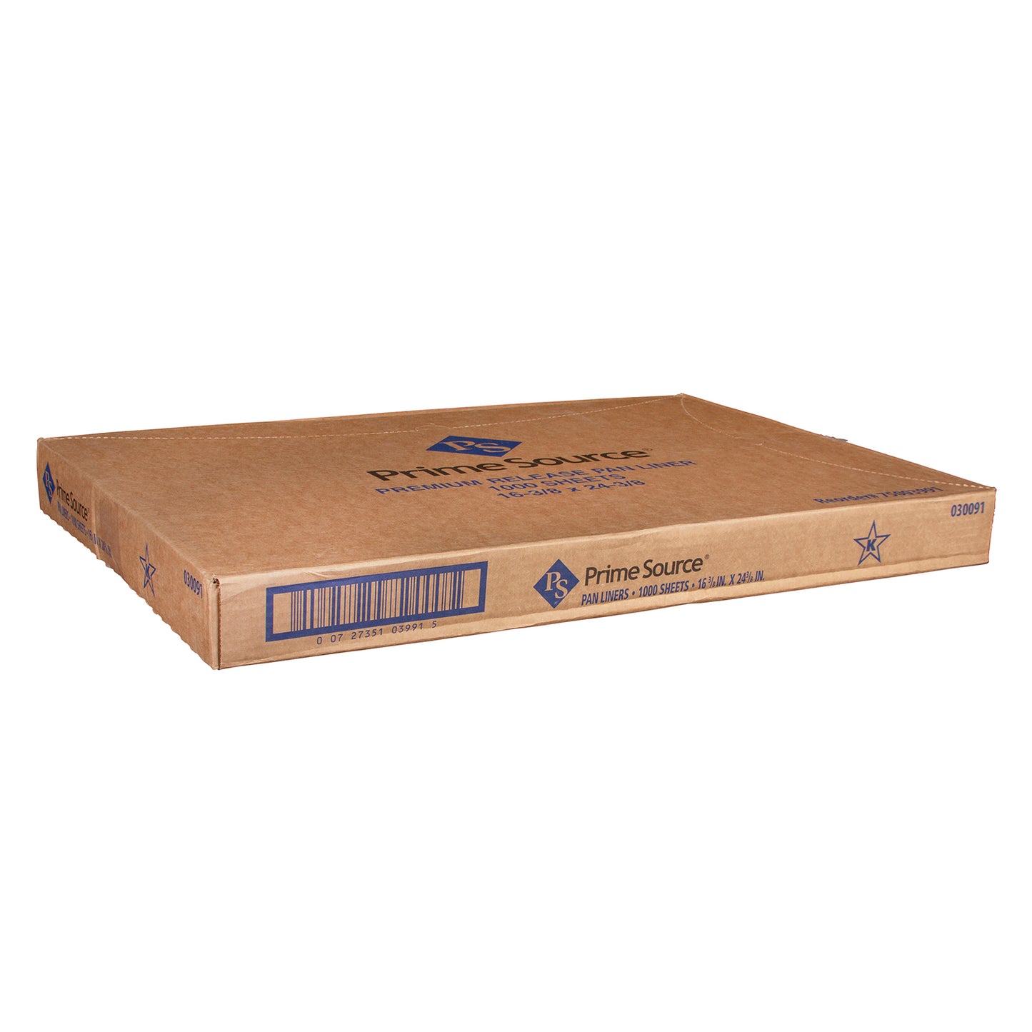 Prime Source Silicone Pan Liner, White, 24 Lb, 16.38" x 24.38, 1000/cs