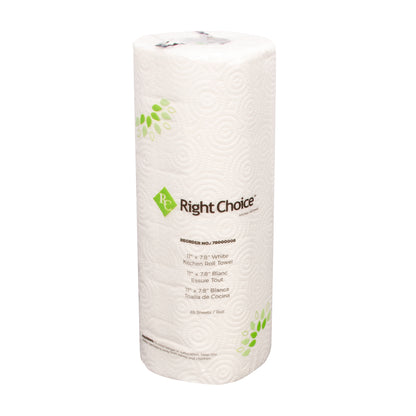 11x7.8 Right Choice Towel 2 Ply 85-Sheet, White, 30/cs