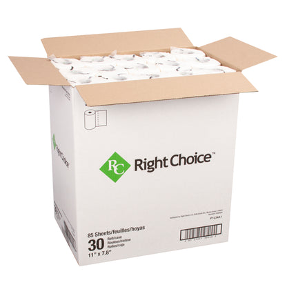 11x7.8 Right Choice Towel 2 Ply 85-Sheet, White, 30/cs