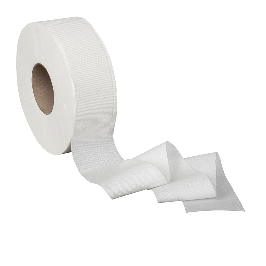 9 inch JRT Bath Tissue Roll, 2-Ply, White, Right Choice Ultra, 12/cs