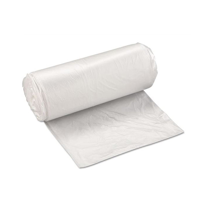 24x24 Natural HDPE 8-10 Gal Can Liners, 6 mic, 0.24 Mil, 1000/cs