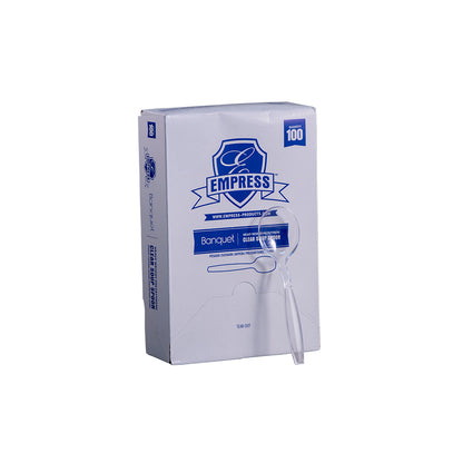 Heavyweight Banquet Soupspoon PS Clear Boxed 1000/cs