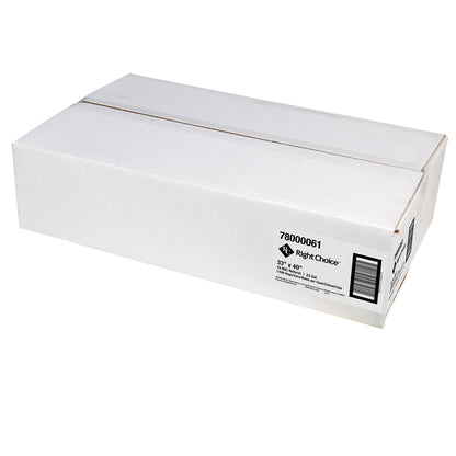 33x40 14 mic 33 Gal Right Choice HDPE Can Liner Roll, Natural, 500/cs