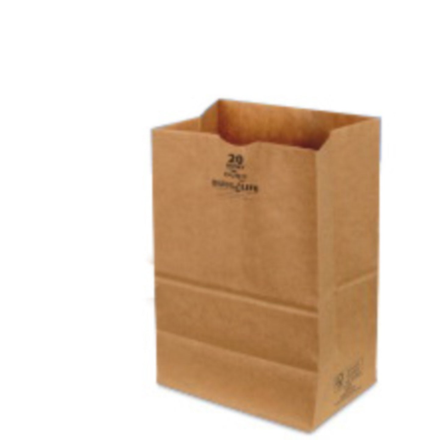#12 Husky Paper SOS Grocery Bag 7.06x4.5x13.75 Kraft Heavy Duty 400/cs