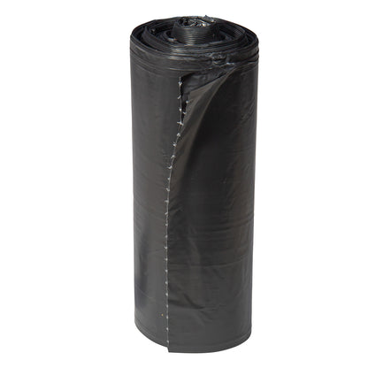 33x39 1.2 mil, 33 Gal, Black Can Liners, Right Choice LDPE 100/cs