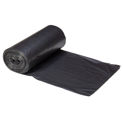 33x39 1.2 mil, 33 Gal, Black Can Liners, Right Choice LDPE 100/cs