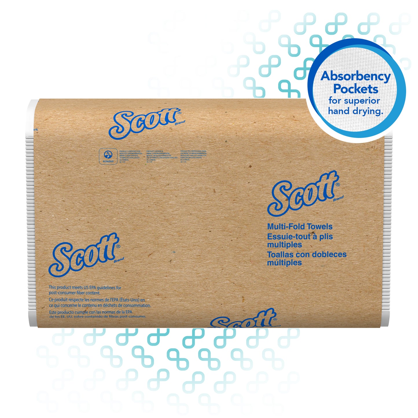 Scott Paper Multifold Towel, White, 4000/cs