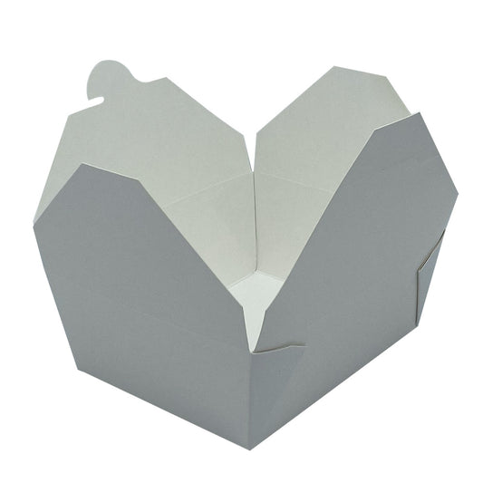 4.875x3.5x2.5 Empress #1 Folded Takeout Box White 450/cs