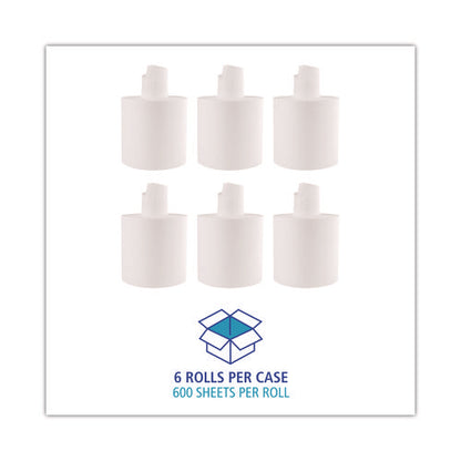 7.6x8.9 Center Pull Paper Towels Roll Towels, 2-Ply, White, 600/Roll, 6/ct