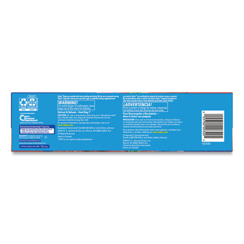10.56x10.75 Double Zipper Ziplock Storage Bags, Triple System Seal, 1 Gallon, Clear, 38/Box