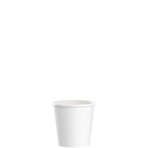 4oz Poly Lined Paper Hot Cup, White, 1000/cs