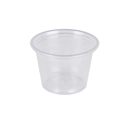 1oz Prime Source Polypropylene Portion Cup, Clear, 25/100