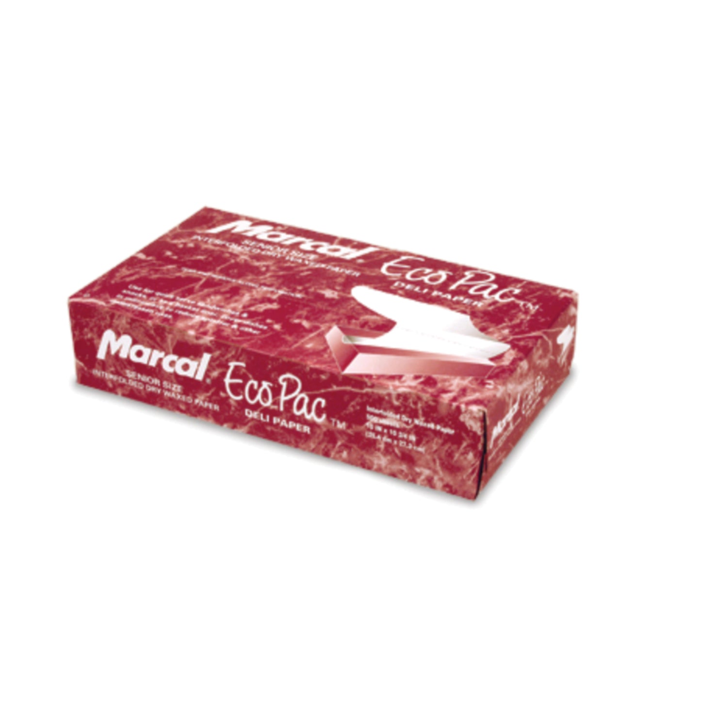15x10.75 Jumbo Dry Interfolded Wax Deli Paper, White, 12 box of 500/bx
