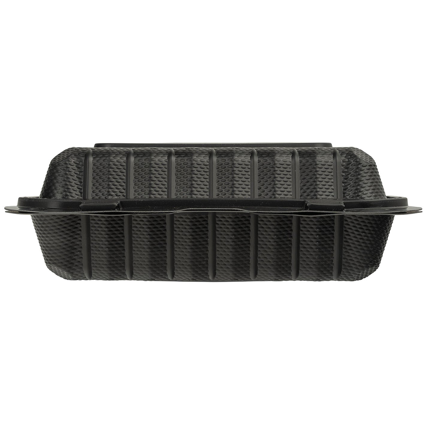 9x9 1 Compartment MFPP Hinge Container Black 150/cs