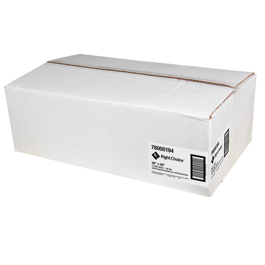 36x58 Right Choice LLDPE (Repro) 55-Gal Can Liner Roll, Black, 1.5 mil, 100/cs