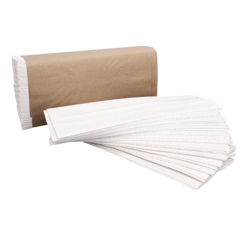 10x11.42 Right Choice Paper C-Fold 1 Ply Towel, White, 12/CS