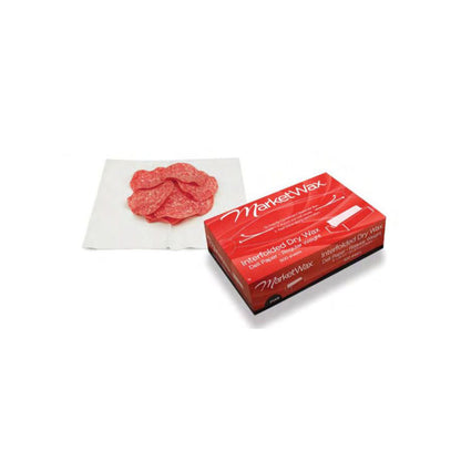 12x10.75 Ecopac Master Interfolded Dry Wax Deli Paper, White, 500/box 1 PK