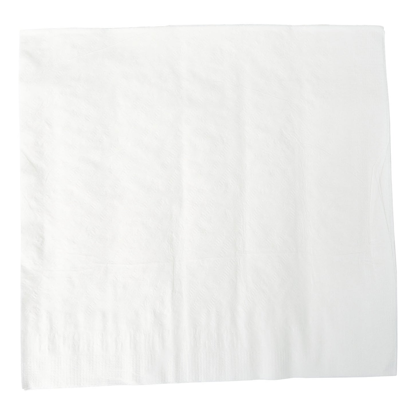 16x16, 1/4 Right Choice Dinner Napkin 1-Ply, White, Fold, 4000/cs