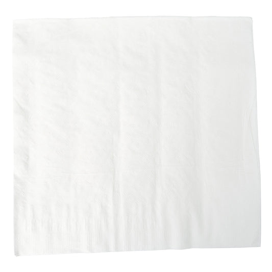 16x16, 1/4 Right Choice Dinner Napkin 1-Ply, White, Fold, 4000/cs