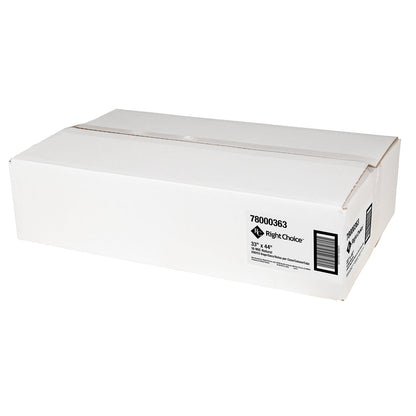 33x44 Right Choice HDPE Coreless, Natural, 16 mic, Can Liners, 250/CS