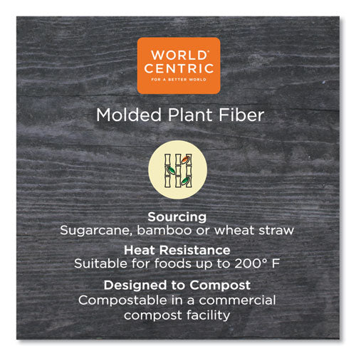 9.9x12 Fiber Plates, Oval, Natural, 500/ct