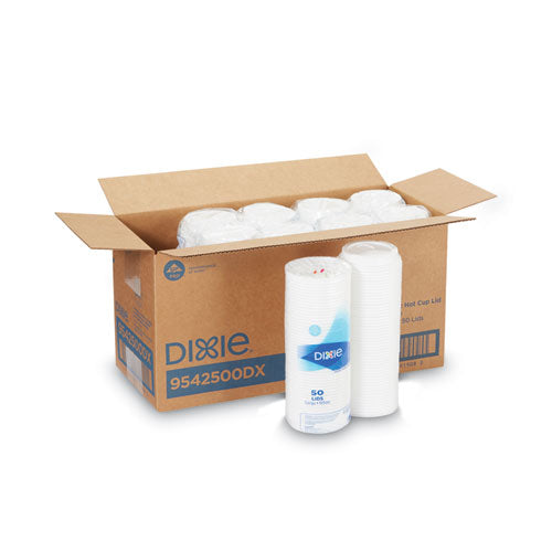 12-20oz White Dome Lid Perfectouch Cups, Hot Cups, Wisesize, 500/cs