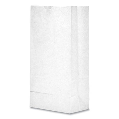 #6 Grocery Paper Bag 6x3.63x11.06 White 500/Bundle