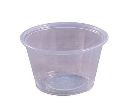 4oz Empress Plastic Portion Cup Clear 2500/cs