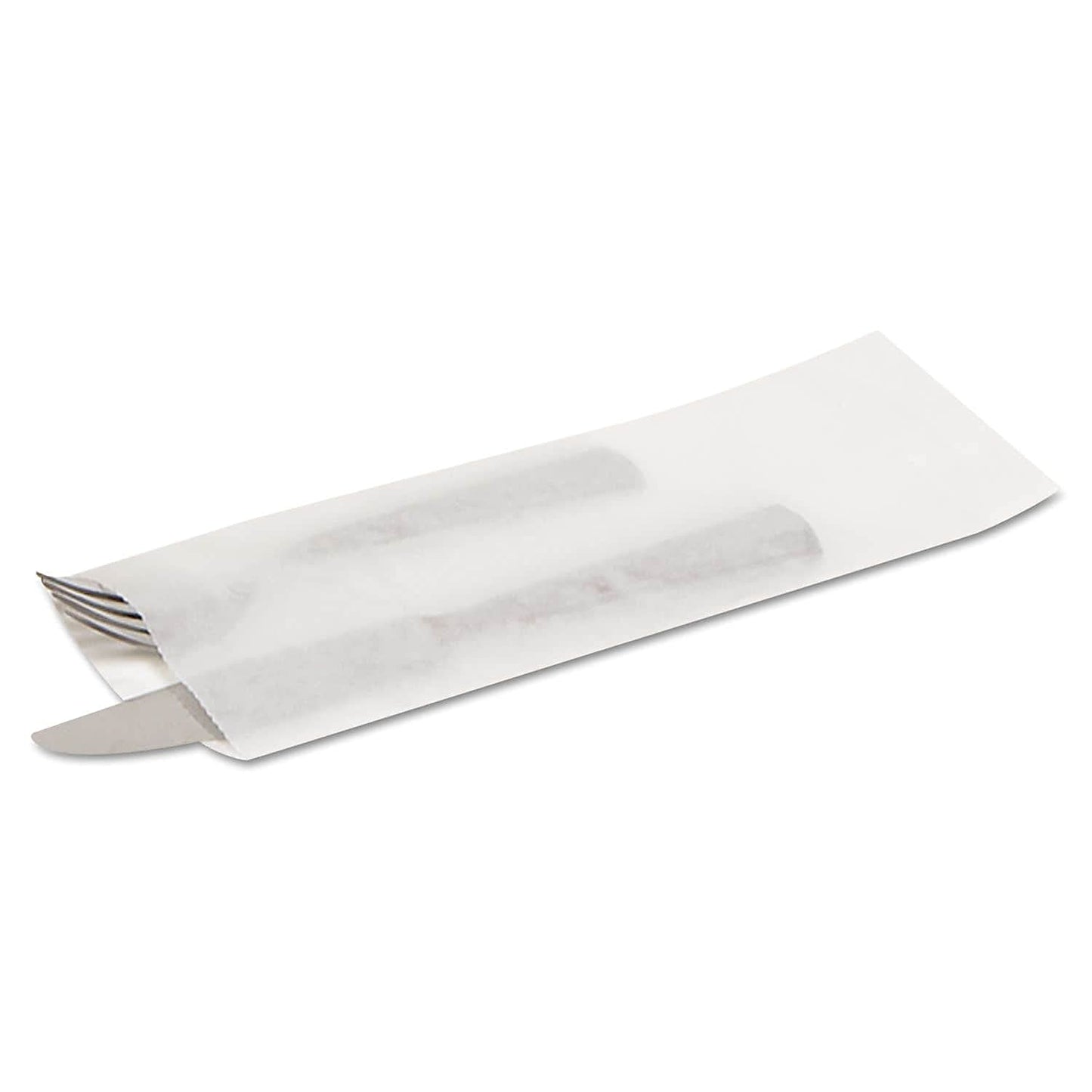 Fischer Silverware Bag 2 3/4" x 10" MG White Kraft 2000 / cs