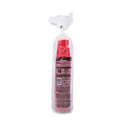 16oz SOLO Party Plastic Cold Drink Cups, Red, 50/pk