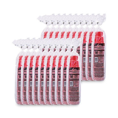 16oz SOLO Party Plastic Cold Drink Cups, Red, 50/pk