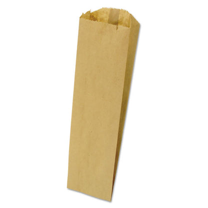 3.75x2.25x11.25 Grocery Pint-Sized Paper Bags for Liquor Takeout, Pint Size, Natural, 500/Bundle