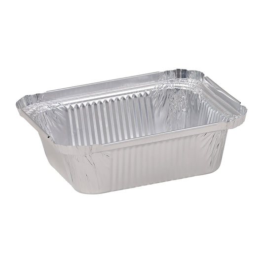 6x4.56x1.63 Empress Oblong Aluminum Foil Pan, 1lb, 1000/cs