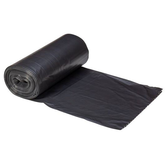 33x39 1.2 mil, 33 Gal, Black Can Liners, Right Choice LDPE 100/cs