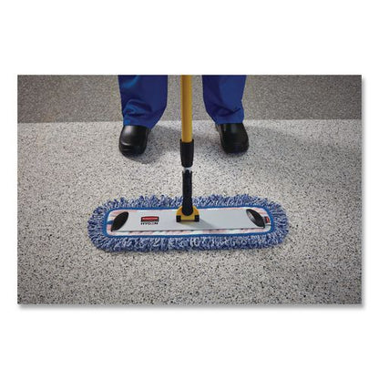 HYGEN Quick Connect S-S Frame, Wet/Dry Mop 17.19w x 3d, Aluminum, Yellow