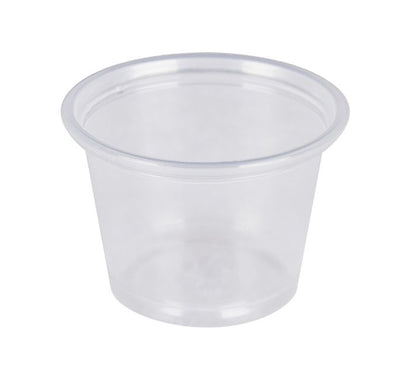 1oz Prime Source Polypropylene Portion Cup, Clear, 25/100