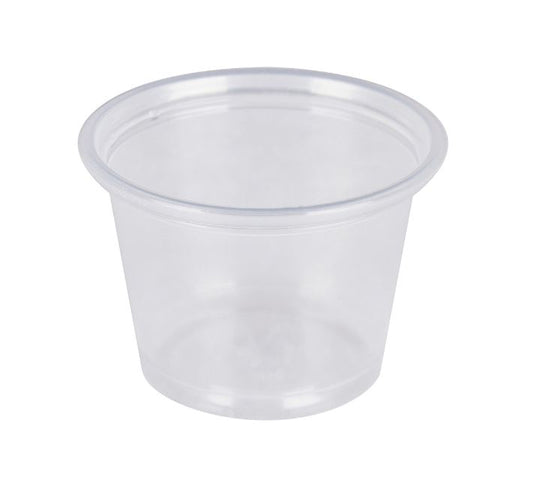 1oz Prime Source Polypropylene Portion Cup, Clear, 25/100
