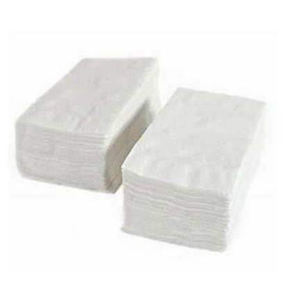 16x16, 1/4 Right Choice Dinner Napkin 1-Ply, White, Fold, 3000/cs