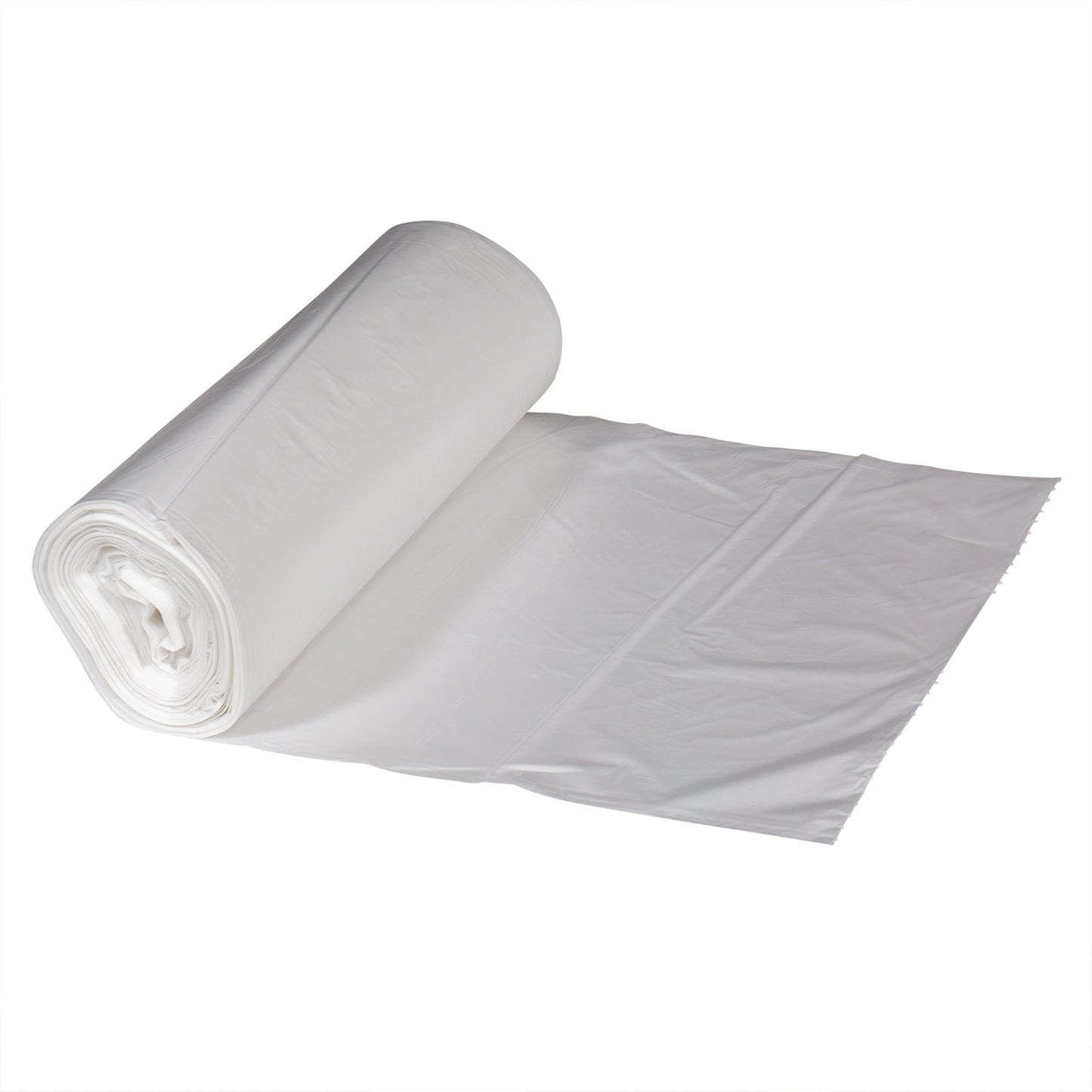 33x44 Right Choice HDPE Coreless, Natural, 16 mic, Can Liners, 250/CS