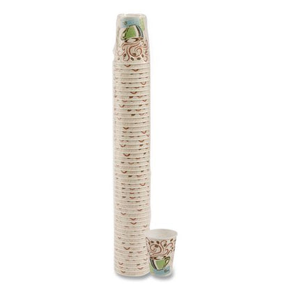 8oz Perfectouch Paper Hot Cups, Coffee Haze Design, 50/pk
