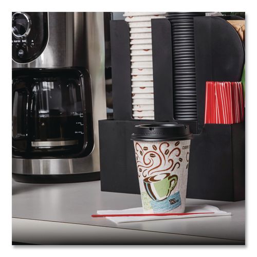 8oz Perfectouch Paper Hot Cups, Coffee Haze Design, 50/pk