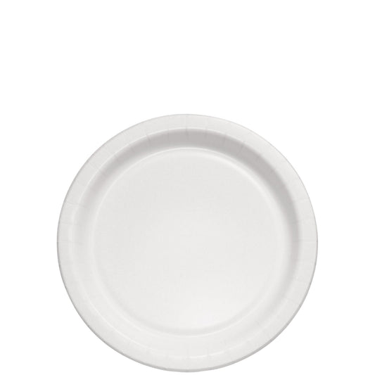 8.5 inch Solo Cup Bare Eco-Forward Paper Plate Medium Weight Plate White 4 / 125 cs