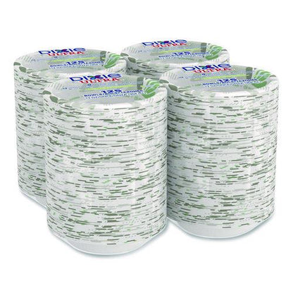 12oz Pathways Heavyweight Paper Bowls, Wisesize, Green/burgundy, 125/pack