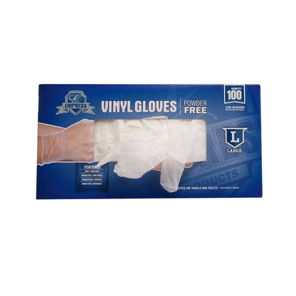 Large Vinyl Gloves, Powder Free, Empress, 1000/cs