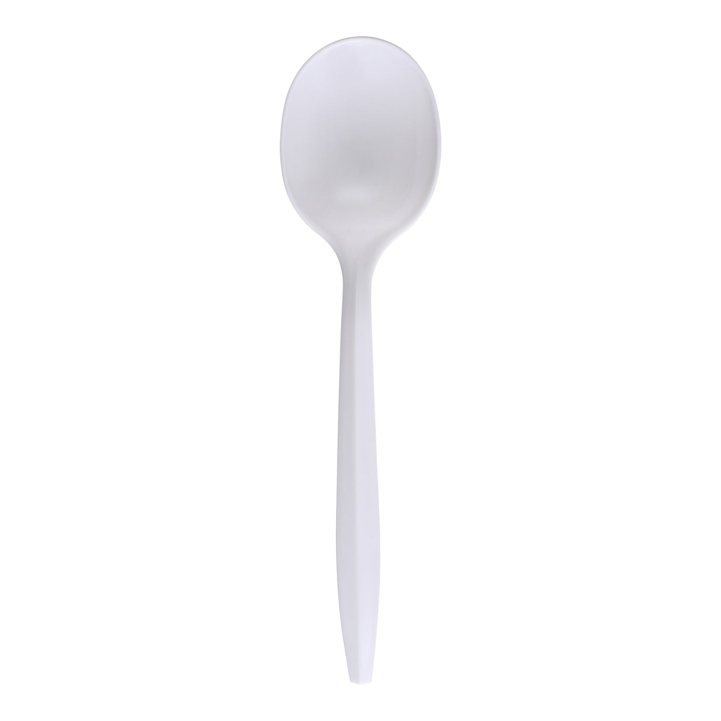 Medium Weight Empress Soup spoon Polypro White Dense Pack 1000 / cs