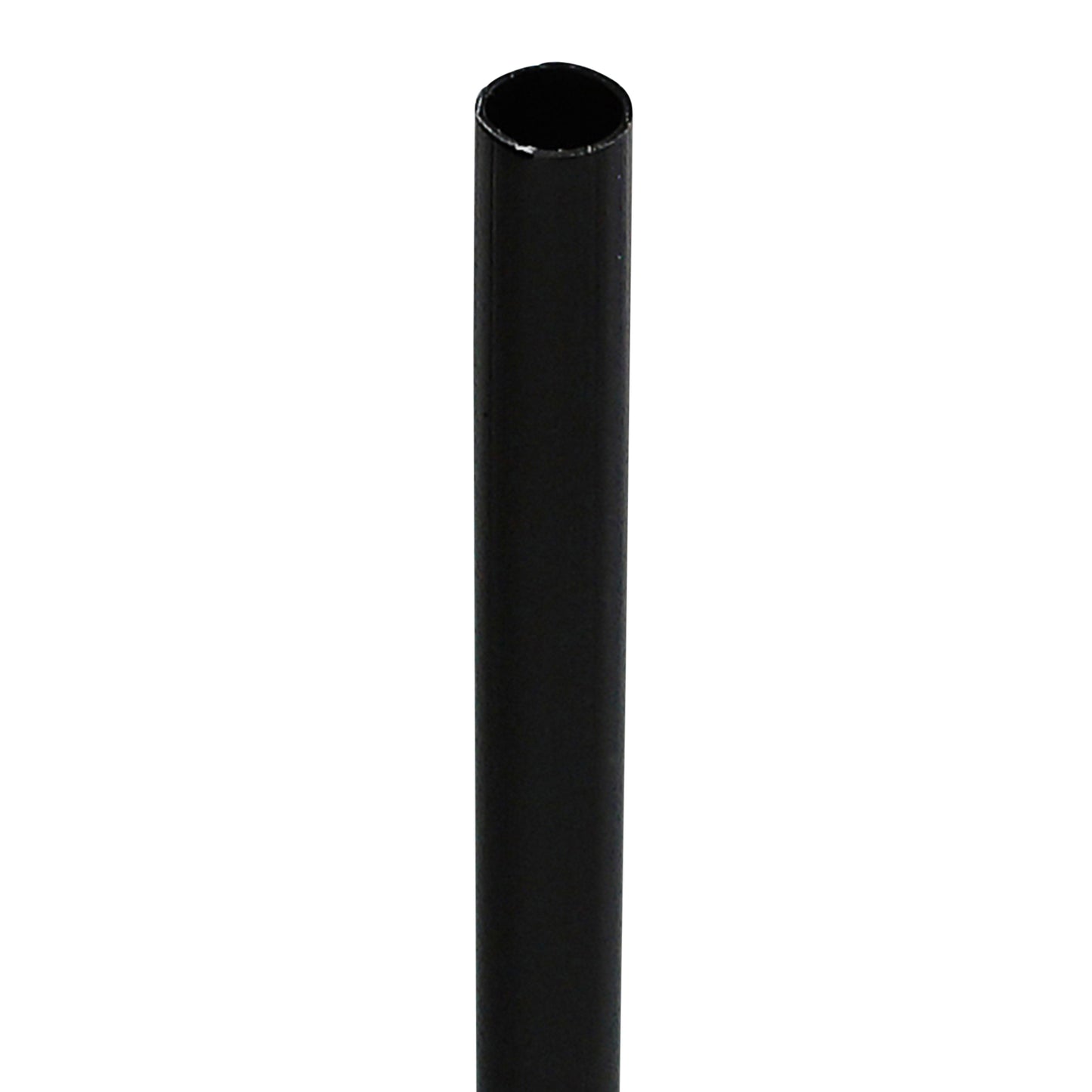 5.25 inch Empress Cocktail Straw / Stirrer Unwrapped Black Boxed 10 / 1000 cs